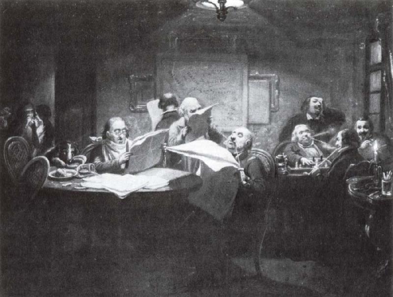 Johann Peter Hasenclever Das Lesekabinett